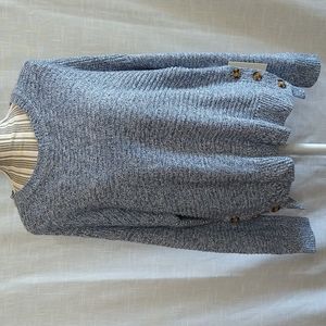 Joie Knit Ribbed Pull-On Sweater Relaxed Fit Size Large